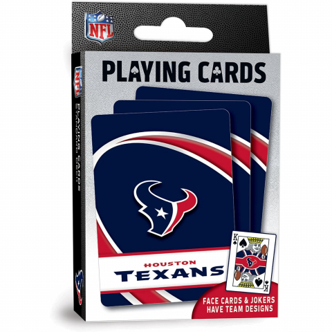 MasterPieces NFL Lisansl� Oyun Kartlar�-Houston Texas