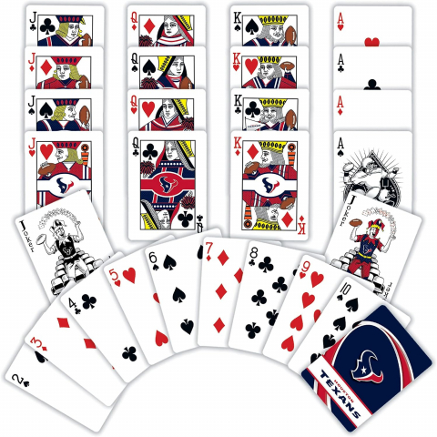 MasterPieces NFL Lisansl� Oyun Kartlar�-Houston Texas