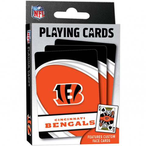 MasterPieces NFL Lisansl� Oyun Kartlar�-Cincinnati Bengals