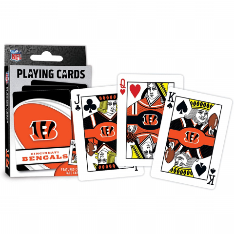 MasterPieces NFL Lisansl� Oyun Kartlar�-Cincinnati Bengals