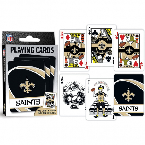 MasterPieces NFL Lisansl� Oyun Kartlar�-New Orleans Saints