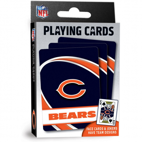 MasterPieces NFL Lisansl� Oyun Kartlar�-Chicago Bears