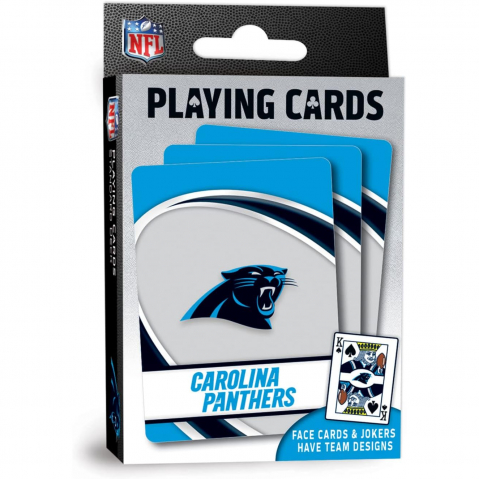 MasterPieces NFL Lisansl� Oyun Kartlar�-Carolina Panthers