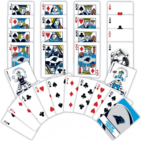 MasterPieces NFL Lisansl� Oyun Kartlar�-Carolina Panthers
