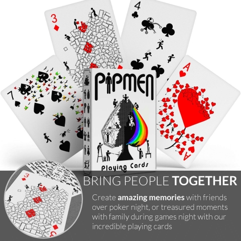 Unique Pipmen Beyaz Oyun Kartlar�
