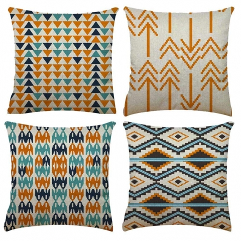EZVING Dekoratif Yast�k K�l�f� (4 Adet) (45x45cm)