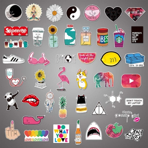 WANVAE Sticker kartma (45 Adet)