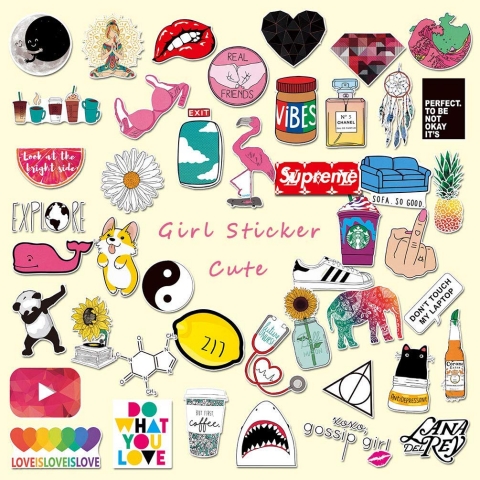 WANVAE Sticker kartma (45 Adet)
