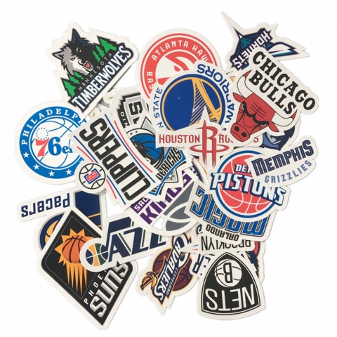 Jasion NBA Sticker kartma (30 Adet)