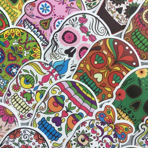 Jasion Kuru Kafa Sticker kartma (60 Adet)