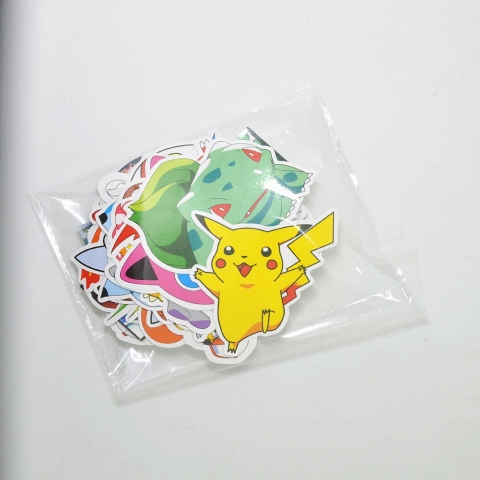 Homyu Pokemon Sticker kartma (60 Adet)