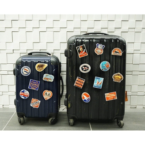 Riao-Tech Vintage Sticker kartma (55 Adet)