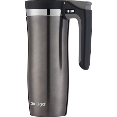 Contigo Handled AUTOSEAL Paslanmaz elik Termos (470ml)(Gri)