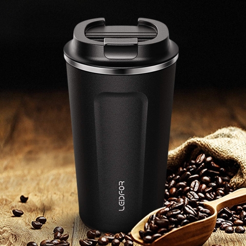 Leidfor Yaltml Termos (Siyah/Beyaz) (350ml)