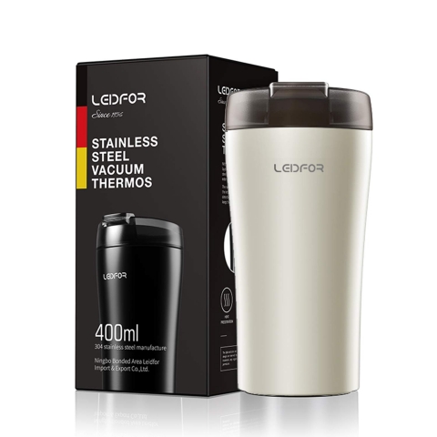 Leidfor Yal�t�ml� Termos (Beyaz) (380ml)