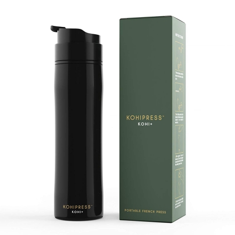 KOHIPRESS French Press Termos (Siyah) (350ml)