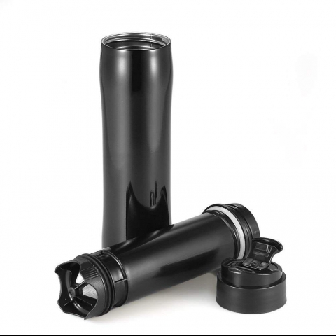 KOHIPRESS French Press Termos (Siyah) (350ml)