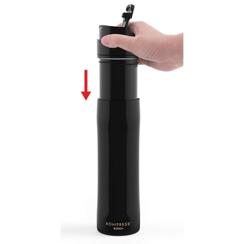 KOHIPRESS French Press Termos (Siyah) (350ml)