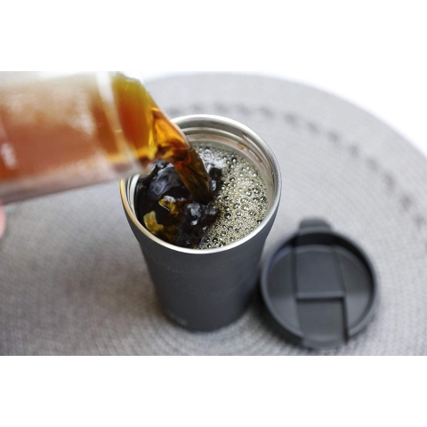 MIRA Paslanmaz �elik Yal�t�ml� Kupa Termos (Mavi) (470ml)