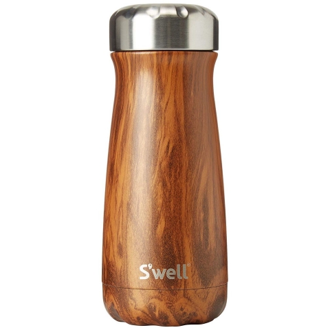 S'well Paslanmaz elik Termos Mug (470ml) (Teakwood)