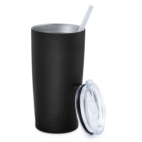 Arctic Tumblers Paslanmaz elik Mug Termos (Mat Syah)(590m)