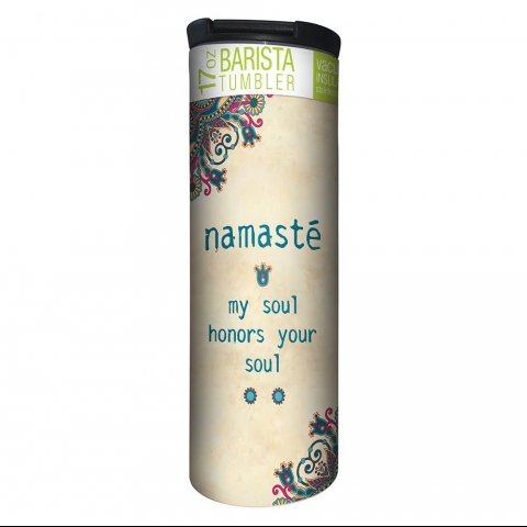 Tree-Free Greetings Namaste Honor Tasarm Termos