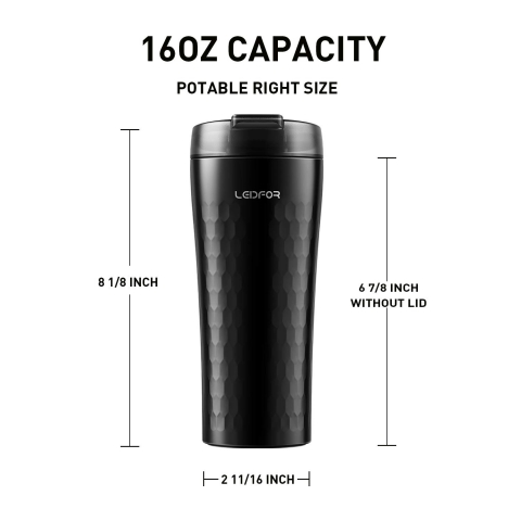 Leidfor Paslanmaz �elik Vakumlu Premium Termos