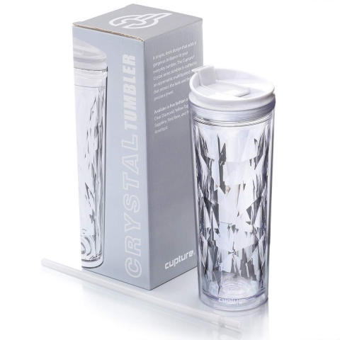 Cupture Crystal Click And Seal Shake Tumbler Kupa