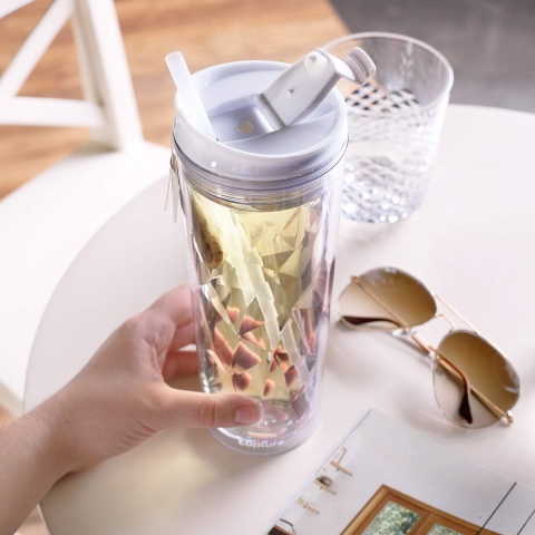 Cupture Crystal Click And Seal Shake Tumbler Kupa