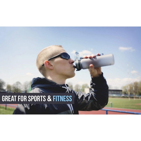 Best Sports Water Bottle - 18oz Small - Eco Friendly