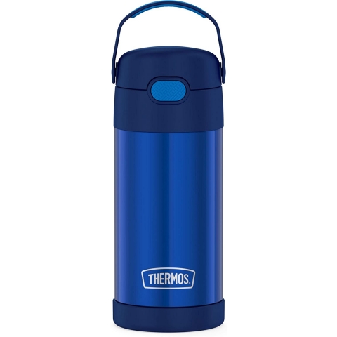 Thermos Funtainer Paslanmaz elik Termos (Mavi) (350mL)