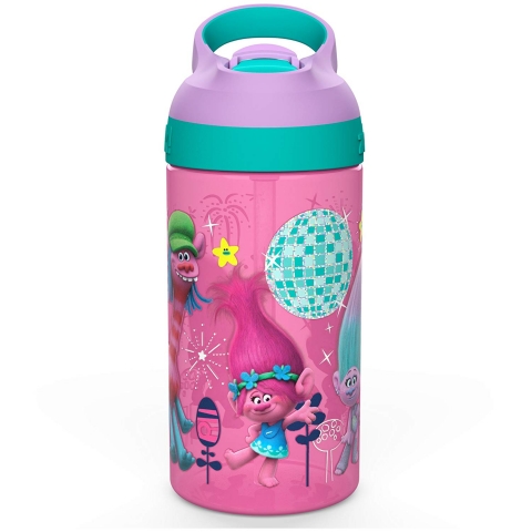 Zak Designs ocuklar in Trolls Su Matara (470ml)