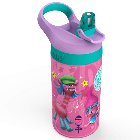 Zak Designs ocuklar in Trolls Su Matara (470ml)