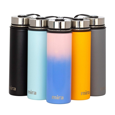 MIRA Paslanmaz �elik Yal�t�ml� Matara (Cotton Candy) (650ml)