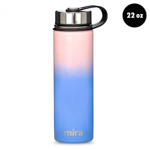 MIRA Paslanmaz �elik Yal�t�ml� Matara (Cotton Candy) (650ml)