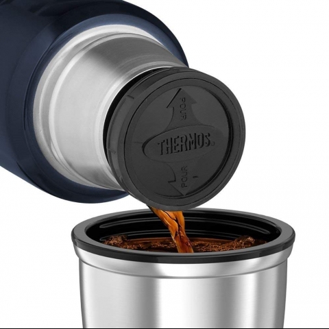 Thermos Paslanmaz elik Termos (2L)(Lacivert)