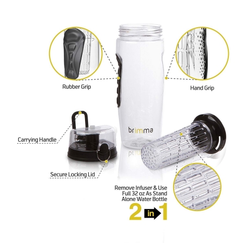 Brimma S�zd�rmaz Meyve Demlik Su �i�esi (950ml)