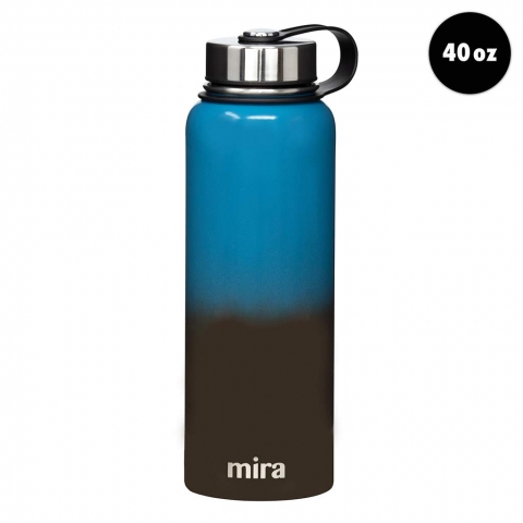 MIRA Paslanmaz �elik Yal�t�ml� Termos (Lacivert) (1180mL)