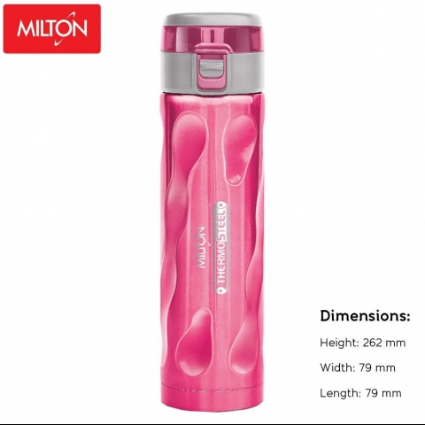 MILTON Paslanmaz elik Termos (Pembe) (500ml)