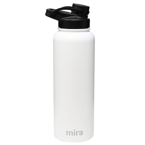 MIRA Paslanmaz elik Yaltml Termos (Beyaz) (1180mL)