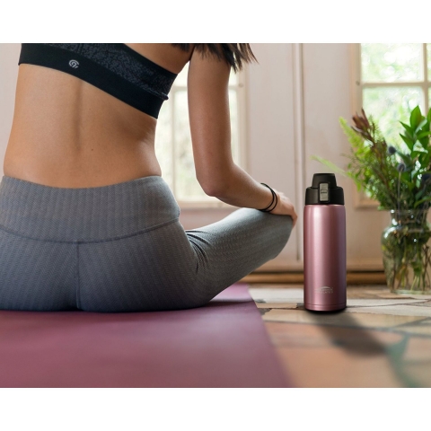 Aquatix Paslanmaz �elik Termos (Rose Gold) (620ml)