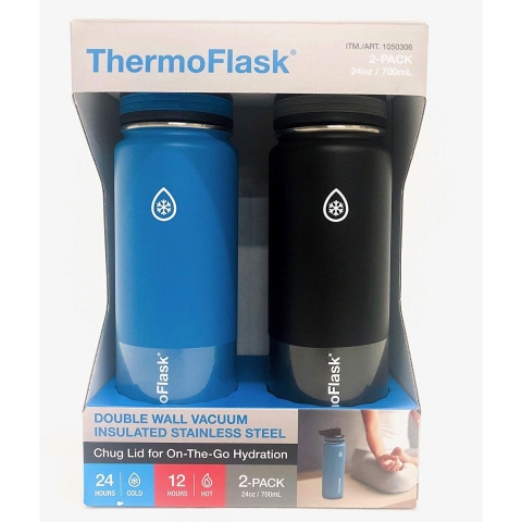ThermoFlask Paslanmaz elik Termos (2 Adet)