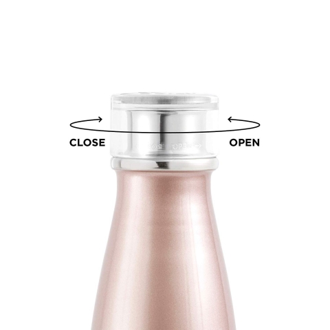 Built NY Yaltml Paslanmaz elik Termos (Rose Gold) (500ml)