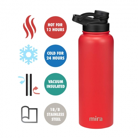 MIRA Paslanmaz �elik Termos K�rm�z�