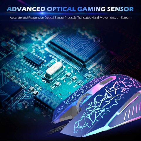 VersionTECH RGB Gaming Ergonomik Mouse