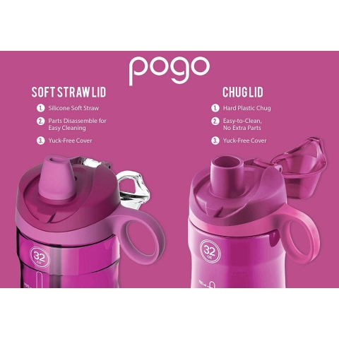 Pogo Tritan Matara (Pembe) (940ml)