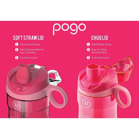 Pogo Tritan Matara (Pembe) (940ml)