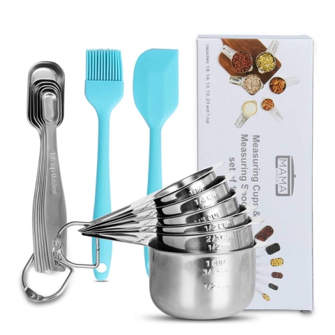 Mama Hack Paslanmaz �elik �l�� Ka���� Seti (14 Par�a)