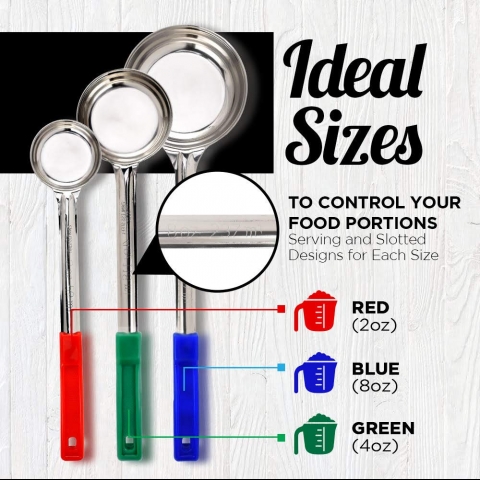 Klee Utensils Porsiyon Kontrol Kepe (6 Adet)