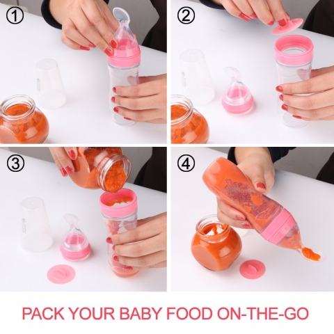 Baby Mate Kakl Biberon (Pembe)(120ml)